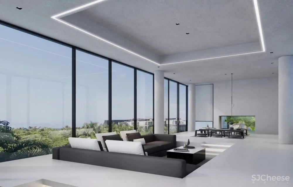 新作 | 1400m² 极简白顶级度假别墅，89年设计师惊艳演绎 首