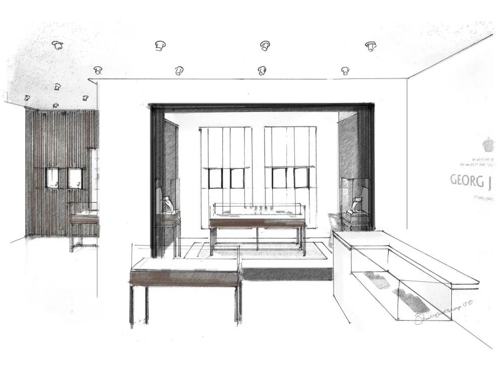 新伦敦旗舰精品店的工作室