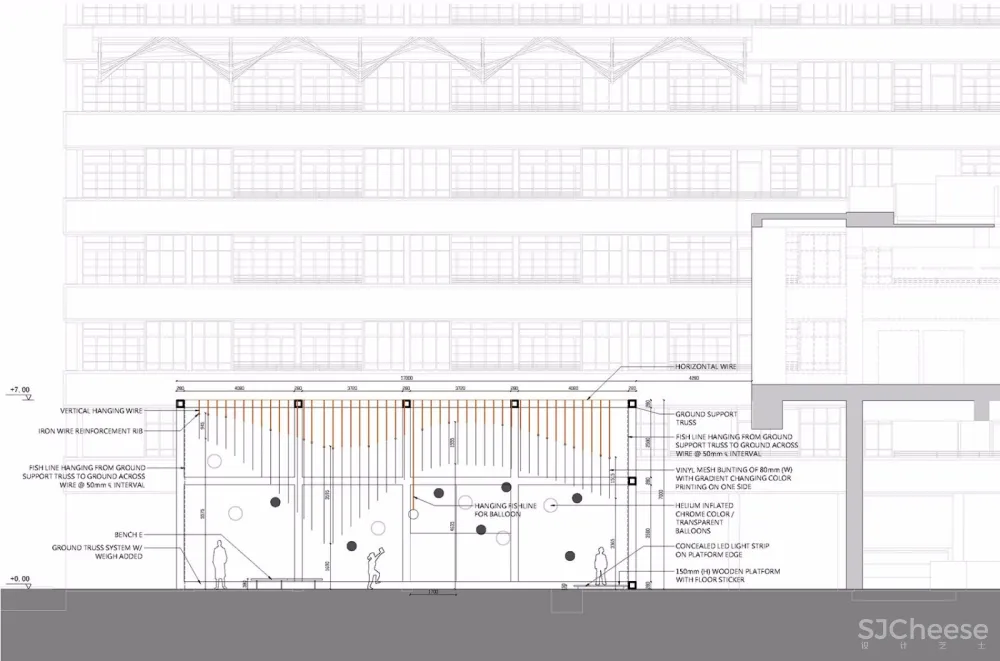 香港飘浮圣诞展亭,随风晃动的气球组成另类城市风景 | AaaM建筑设计工作室