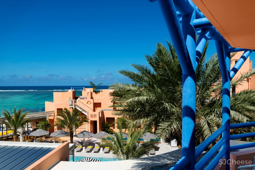 艺术家设计热带色调：毛里求斯Salt of Palmar酒店 首