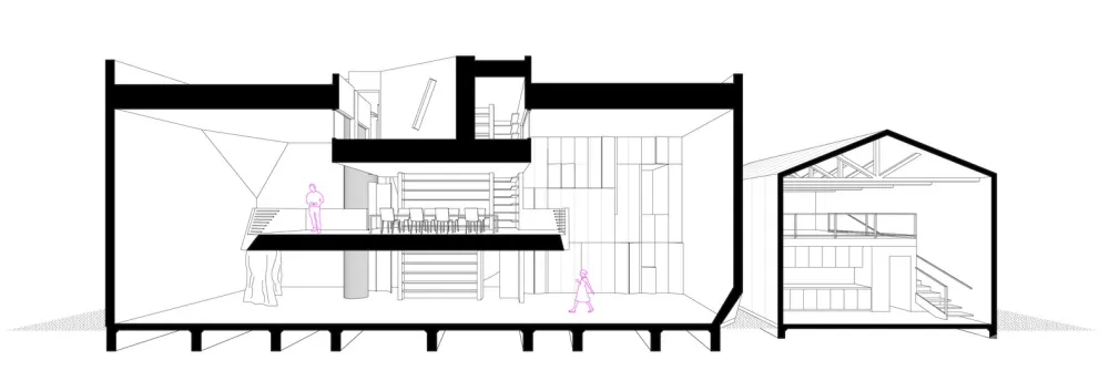 Transart艺术基金会,缝隙进入艺术光 / Schaum/Shieh