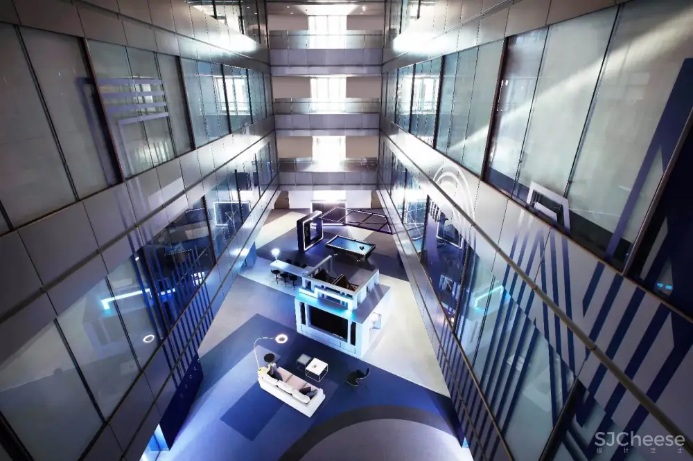 台湾306m²如KTV般的Light up办公室