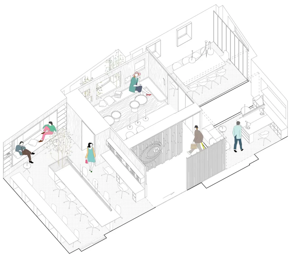 盒中绿意，上海 ： 目心设计研究室 首