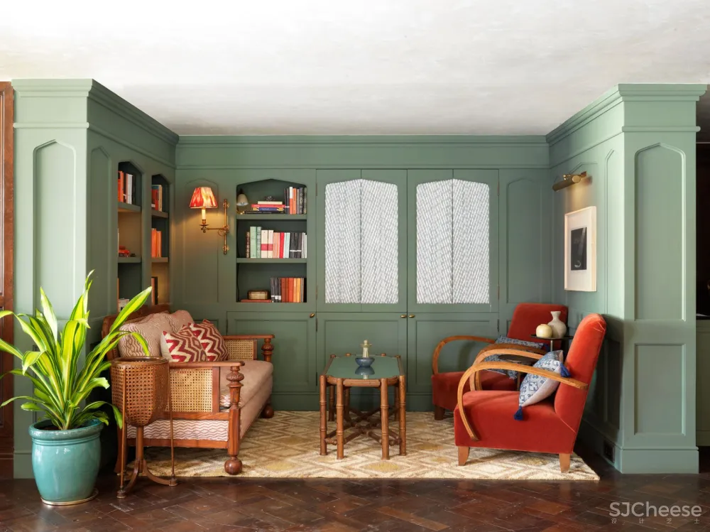 孟买Soho House：借鉴了印度传统纺织品图案