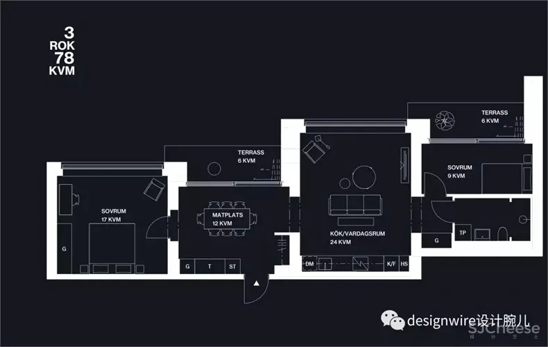 OMA:斯德哥尔摩Norra Tornen居住空间设计