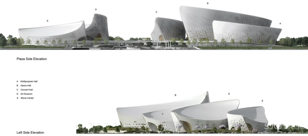 福州海峡文化艺术中心 / PES-Architects 首