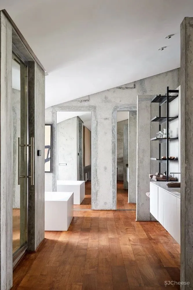 混凝土别墅设计 | 无可比拟的质感 首