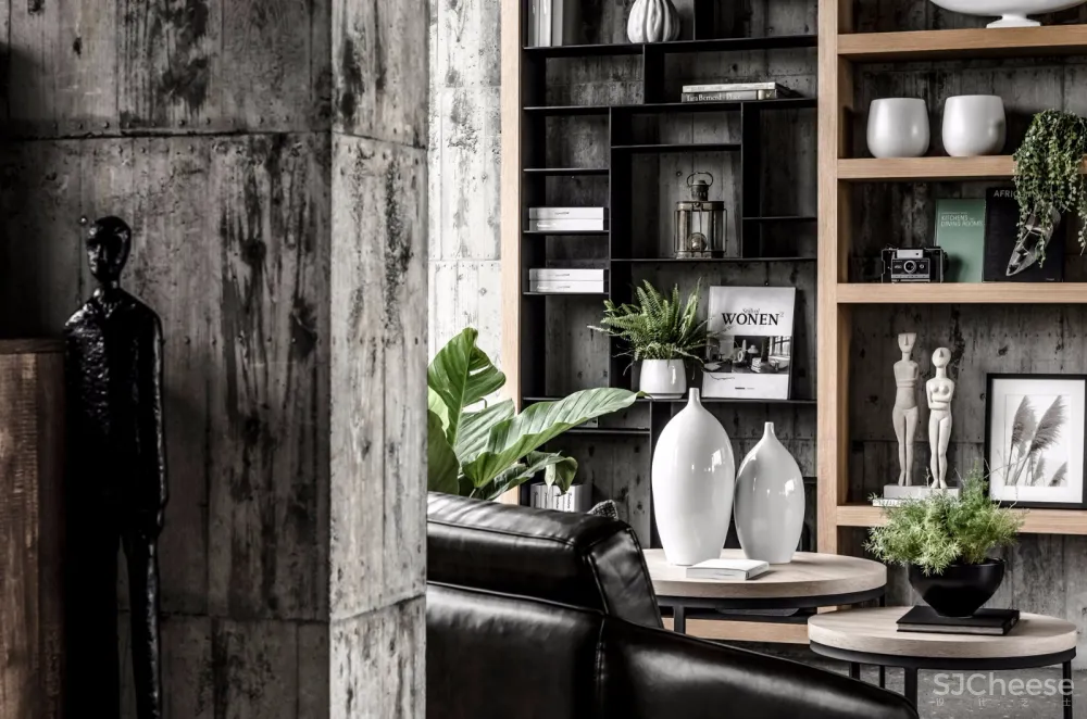 古朴与现代融合·木元素轻工感私宅 | UZ Interior Design 首