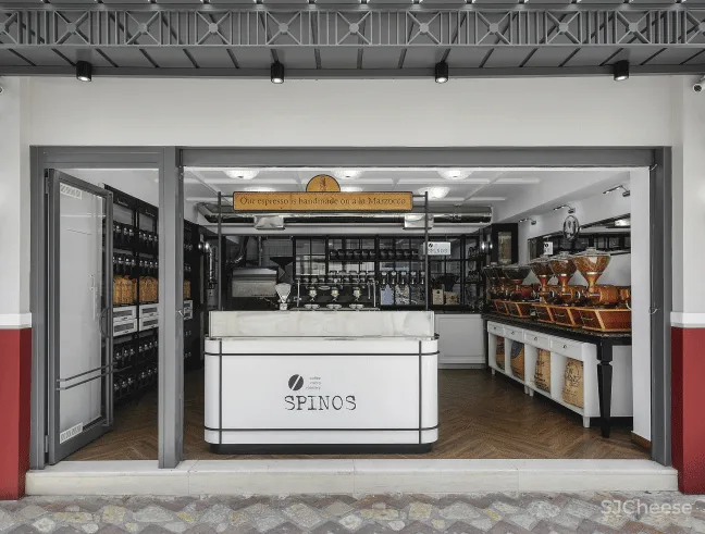 希腊现代金属元素咖啡店 | AndreasPetropoulos