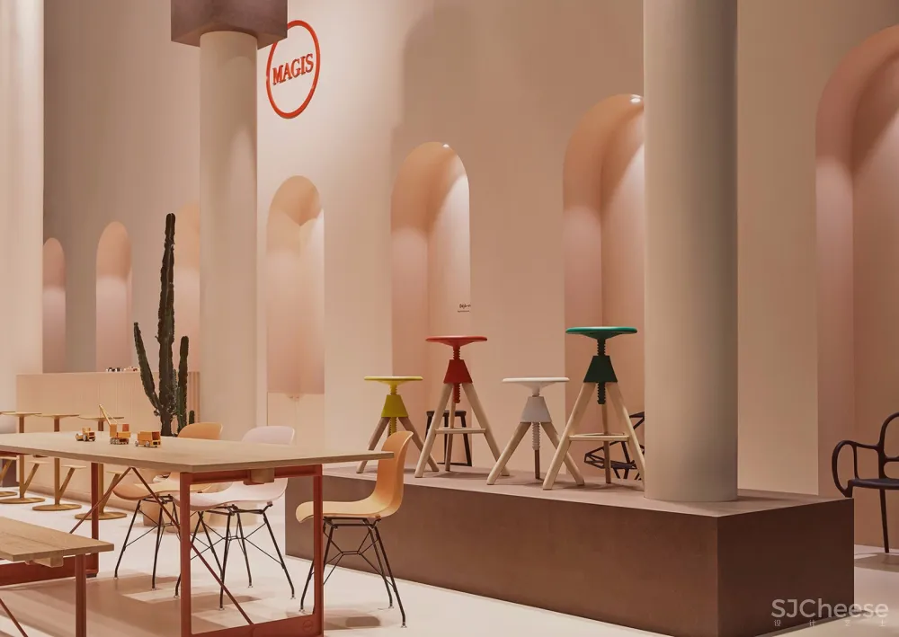 斯德哥尔摩家具展厅:以原始色调和精致细节展现品牌内涵 首