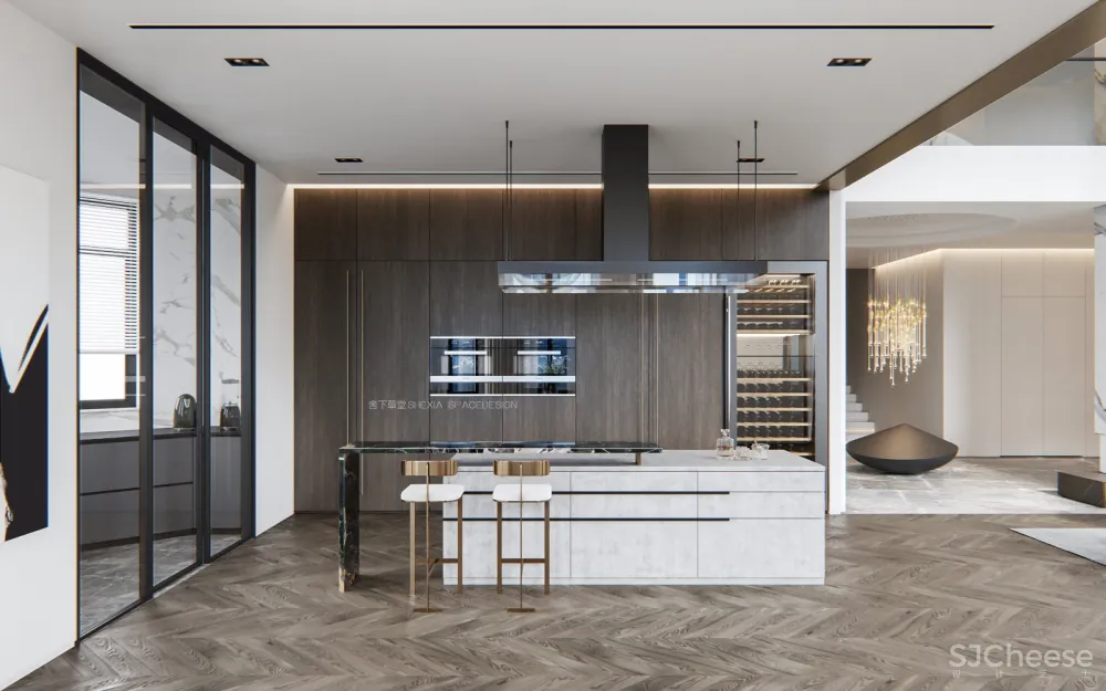 【舍下空间新作】900㎡如此完美有气质的别墅软装设计