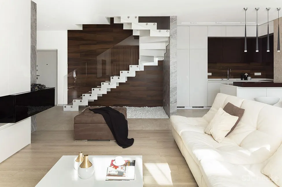 三个孩子的家，莫斯科180m²明亮顶层公寓 | Kirill Sokolov