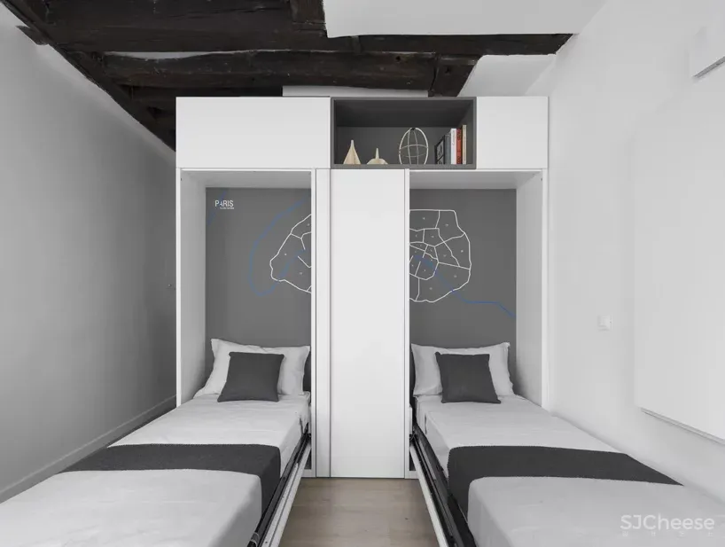 巴黎16㎡建筑师多功能小公寓设计