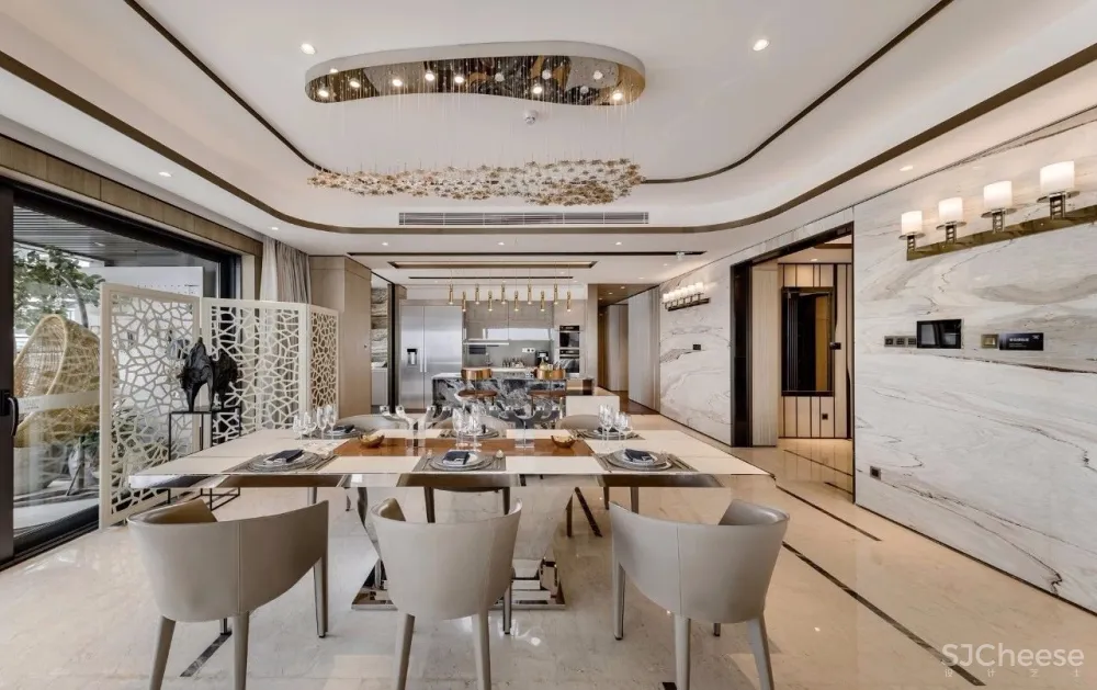 【达观国际设计新作】新奢华风格主题深圳“国际化名片”豪宅设计方案