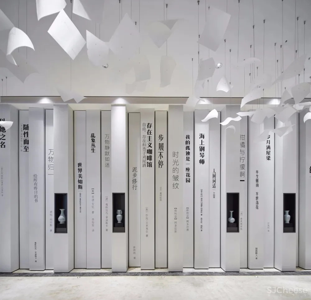 1062㎡万科最美书香气售楼中心设计丨人文与空间的完美融合