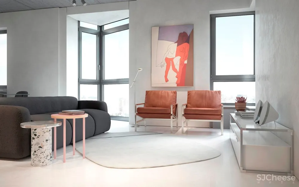 莫斯科76㎡两居室公寓 | KDVA Architects