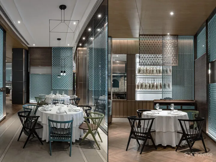 上海一家古色古香的北京烤鸭店设计