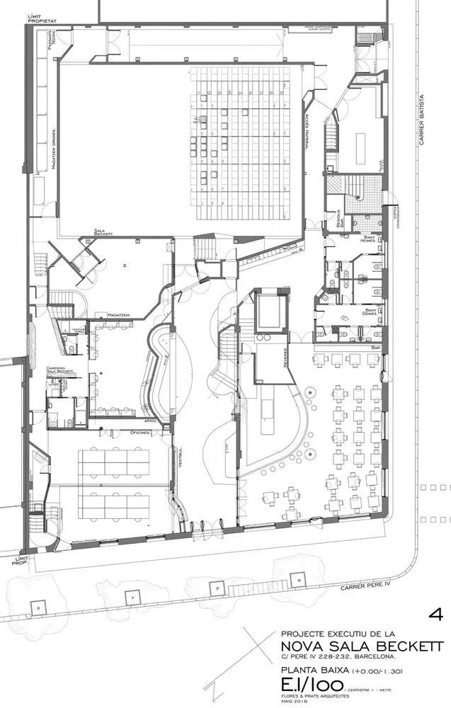 贝克特实验剧场 / Flores & Prats