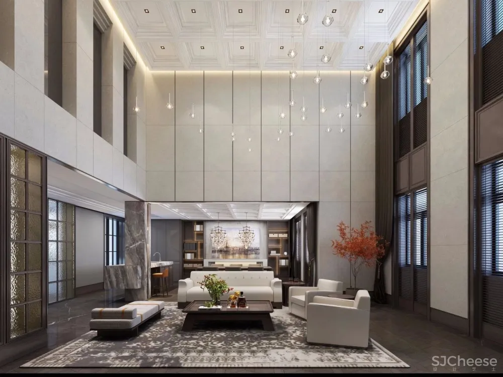 新作 | 450m² 顶级海墅,高级灰诠释冷静睿智的朴质奢华