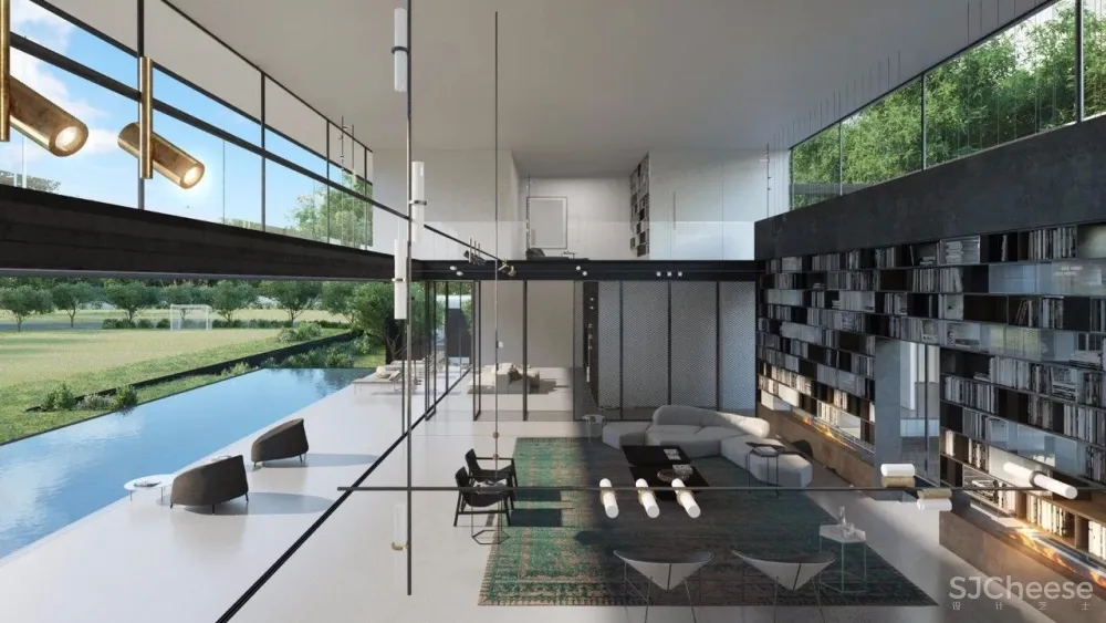 1500m² 大别墅,极简大师这样打造,美竟如此纯粹