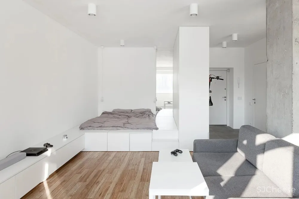 小户型这样设计,45㎡ 瞬间变“大”一倍!