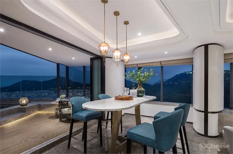 31设计:三亚鸿洲天玺顶层豪宅设计