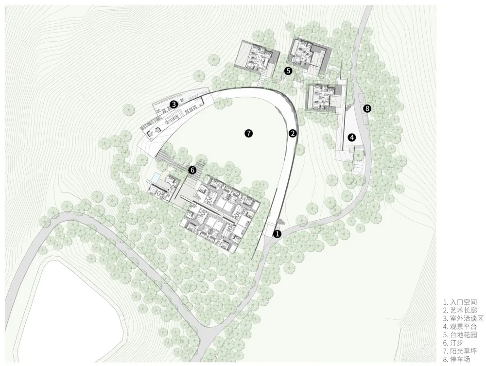 “云” – 云南抚仙湖万科艺术美学中心 / 承迹景观 首