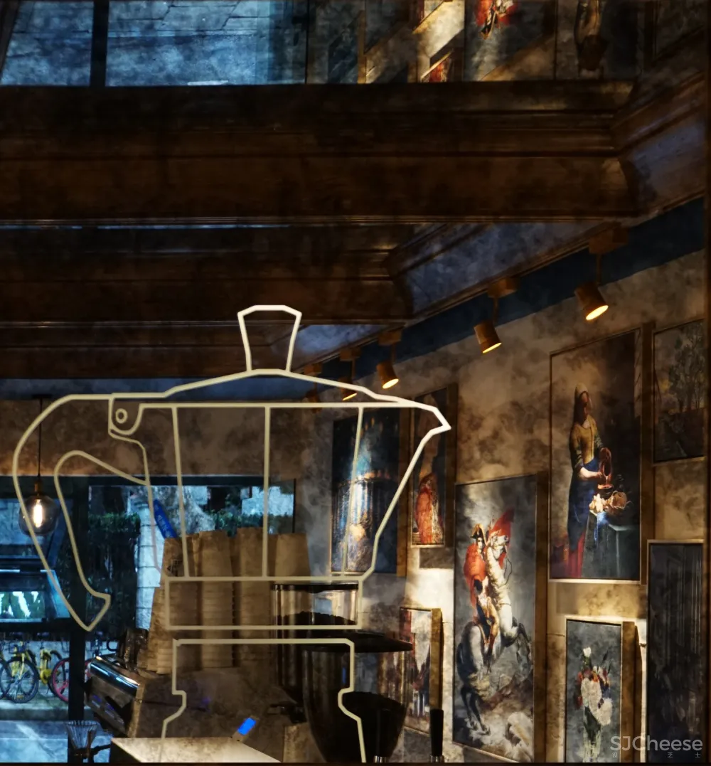 Alphabets coffee 欧式质感小众咖啡店 | 福木设计