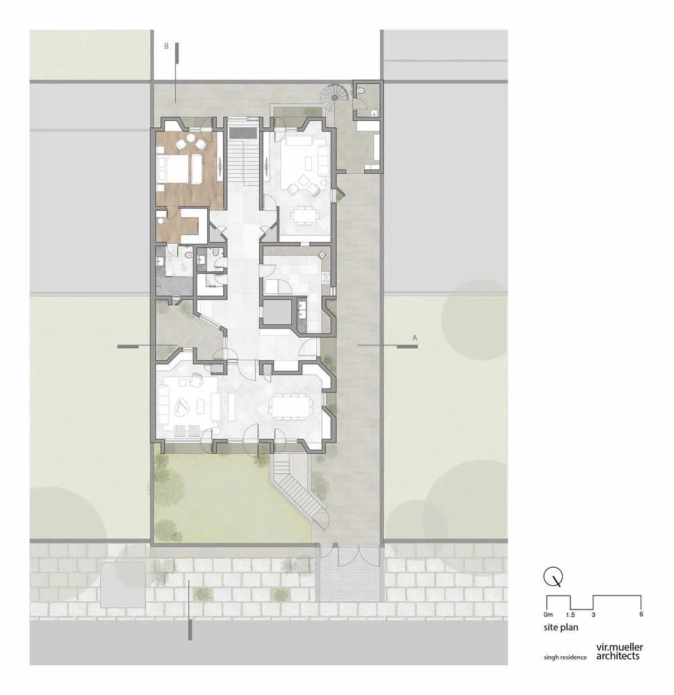 印度动感砖砌住宅 / Vir.Mueller Architects