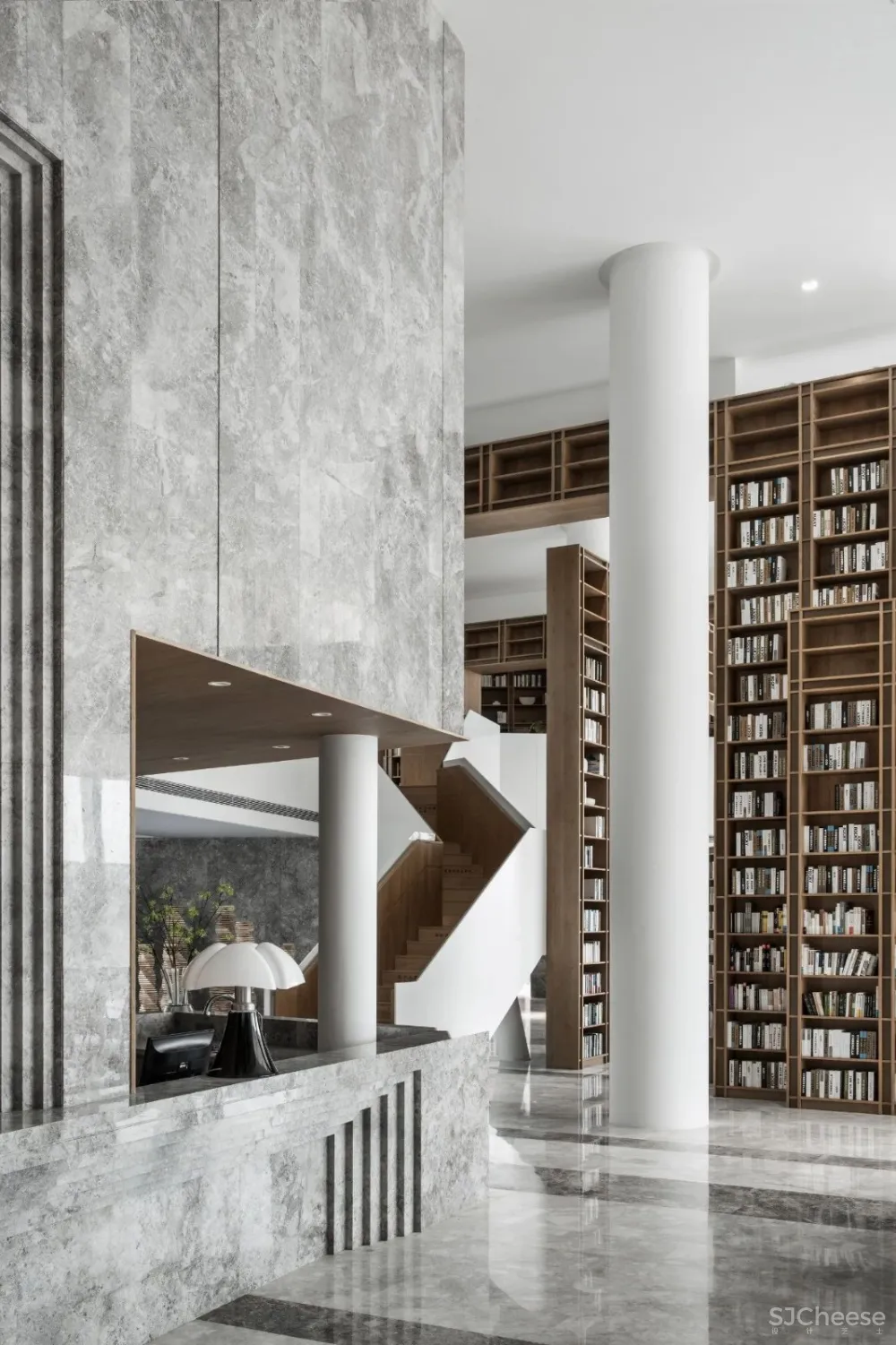 尚壹扬新作：解构的图书馆—— 绿城武汉凤起乐鸣销售中心