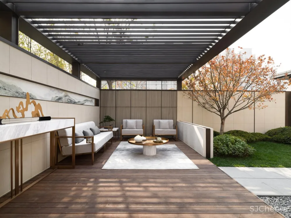 唐忠汉 | 回·流 400㎡北京金茂佑安府现代人文叠拼别墅 首