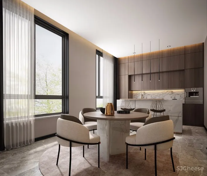 【金螳螂设计】苏州世茂铜雀台大平层样板间效果图设计方案