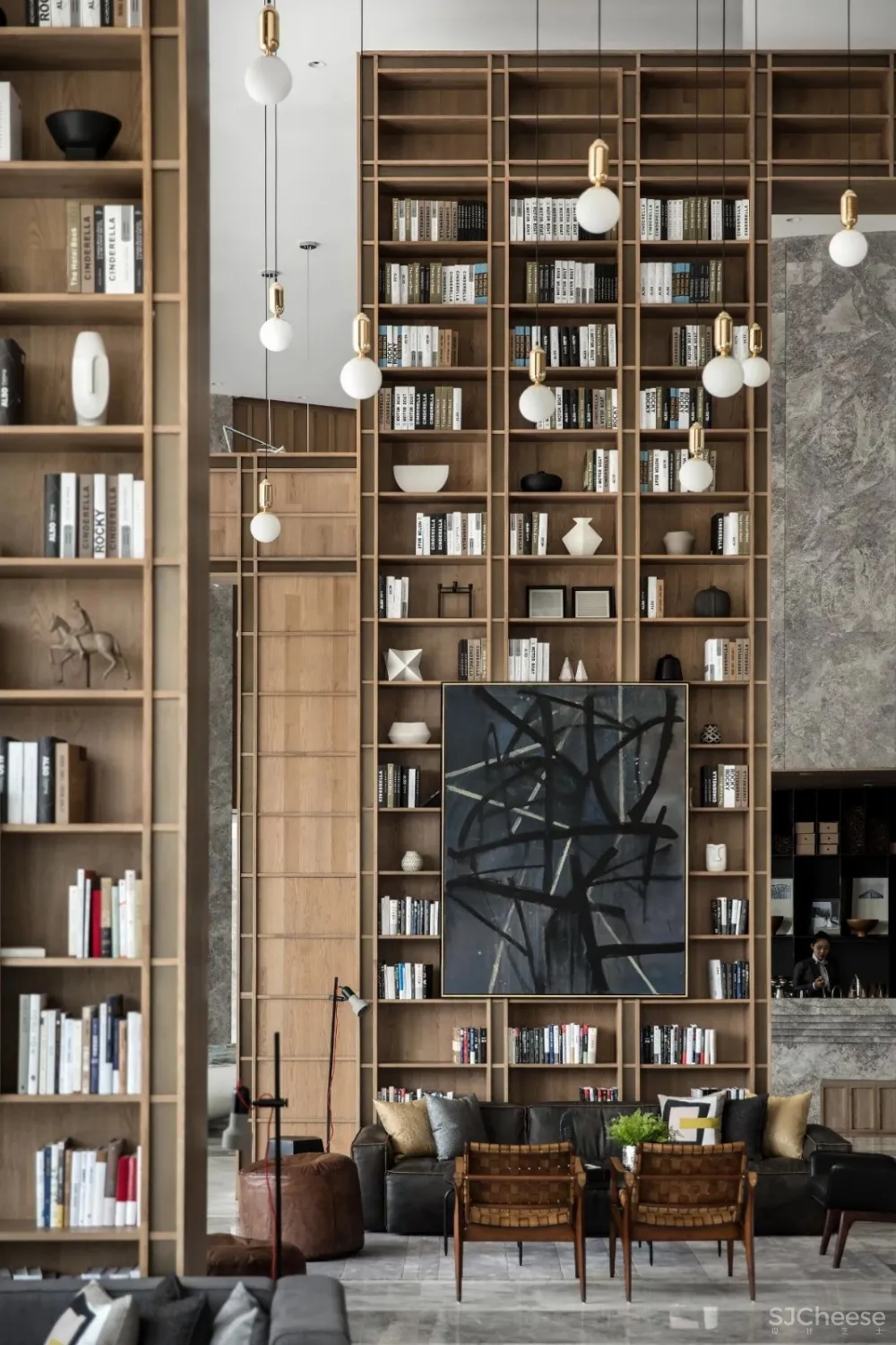 尚壹扬新作：解构的图书馆—— 绿城武汉凤起乐鸣销售中心