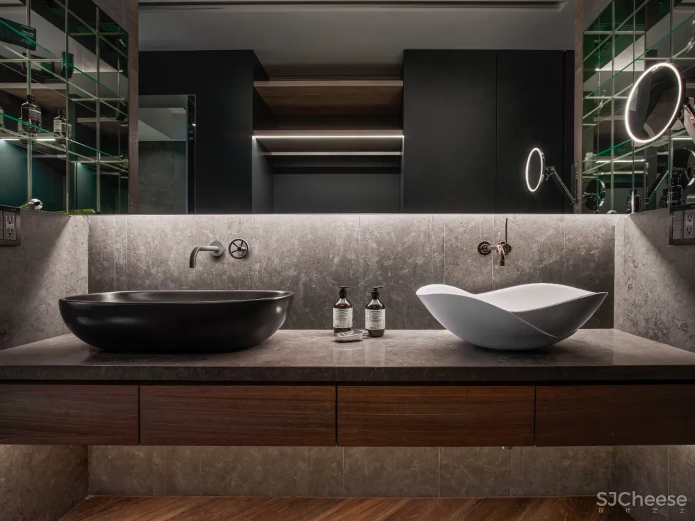 Double Core 台北193m²家庭住宅 | 创研空间