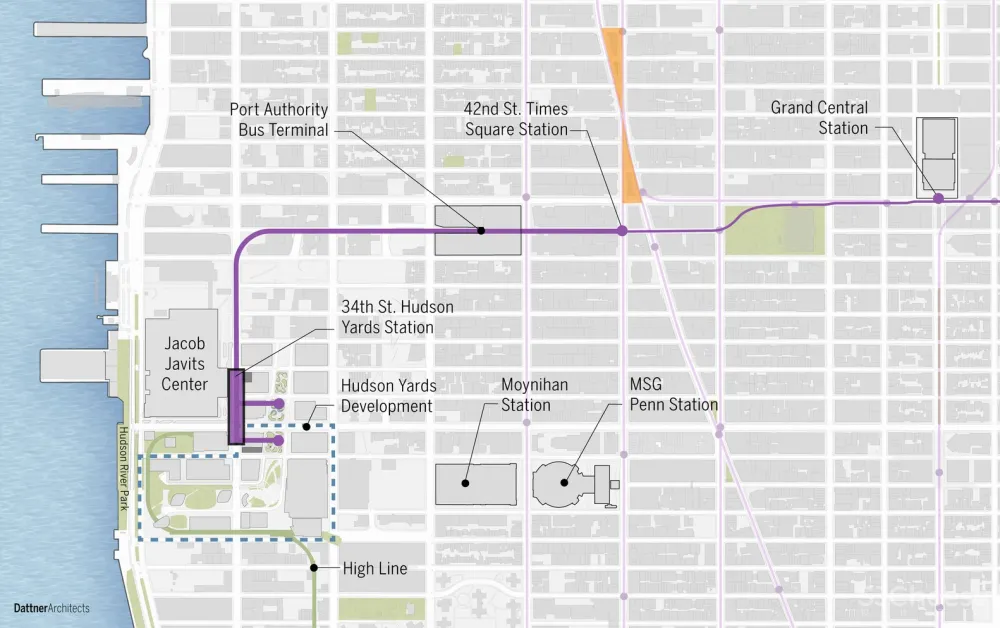 美国：地铁哈德逊庭院站