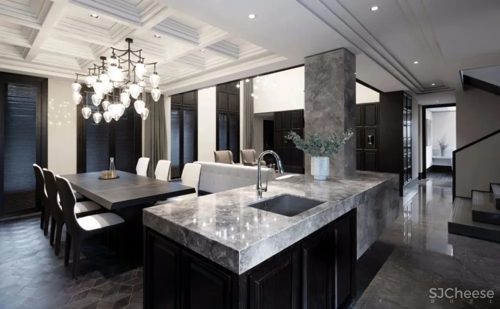 新作 | 450m² 顶级海墅,高级灰诠释冷静睿智的朴质奢华