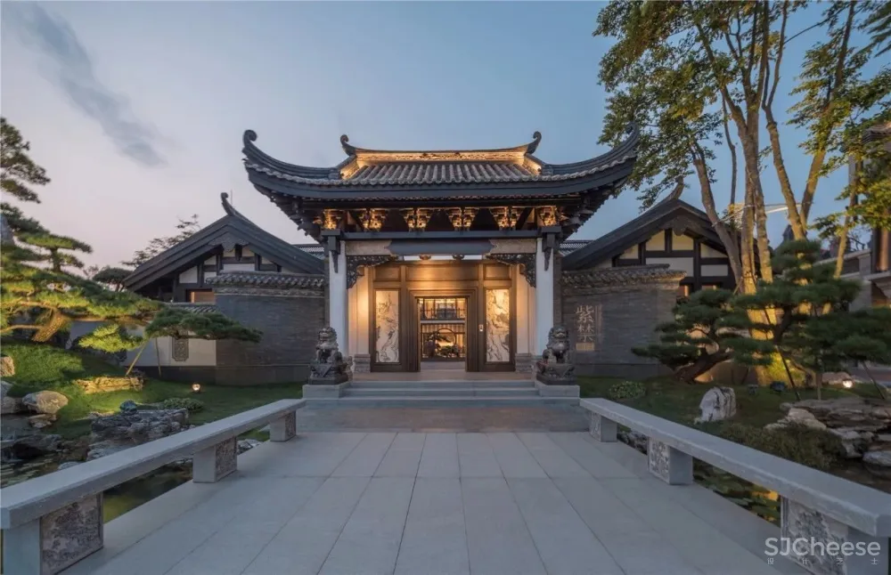 【香港室内设计之父高文安新作】1043 ㎡珠海紫禁书院：永不过时的东方营造