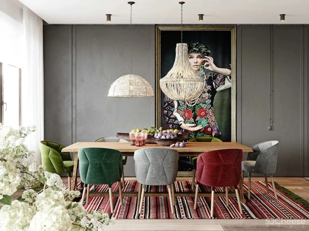 一个户型，三套表现方案，美到爆！ 首