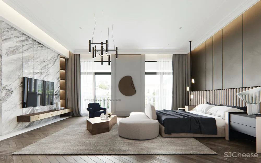 【舍下空间新作】900㎡如此完美有气质的别墅软装设计