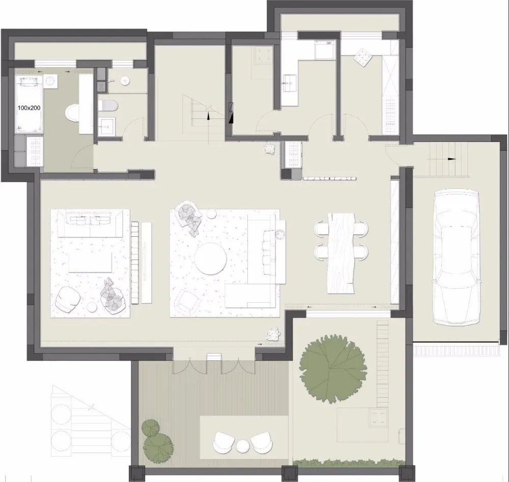 新作 | 450m² 顶级海墅,高级灰诠释冷静睿智的朴质奢华