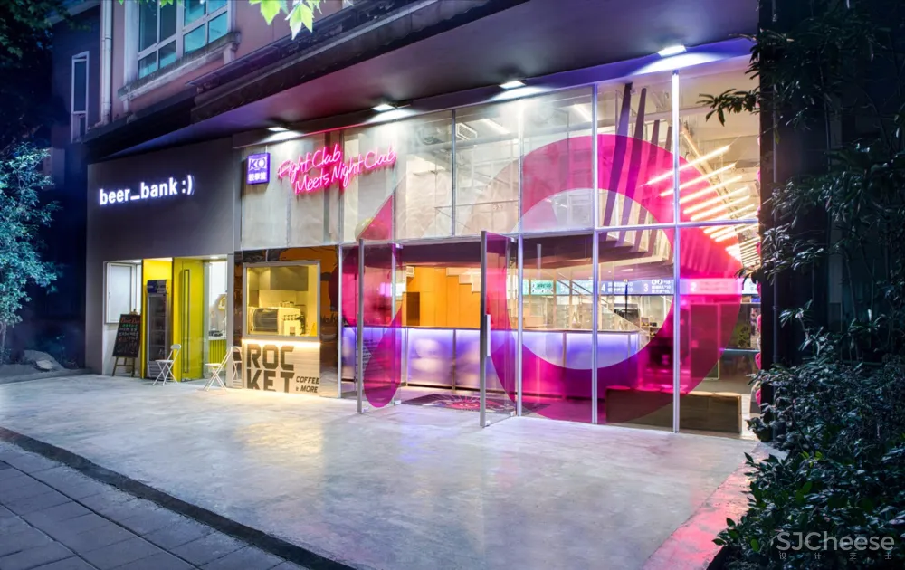 300㎡老建筑改造的上海KO轻拳馆