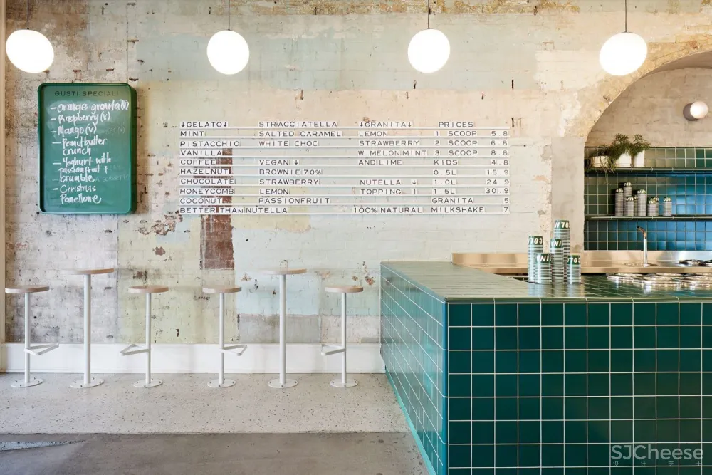 墨尔本科灵伍德Piccolina Gelateria冰淇淋店 | Hecker Guthrie