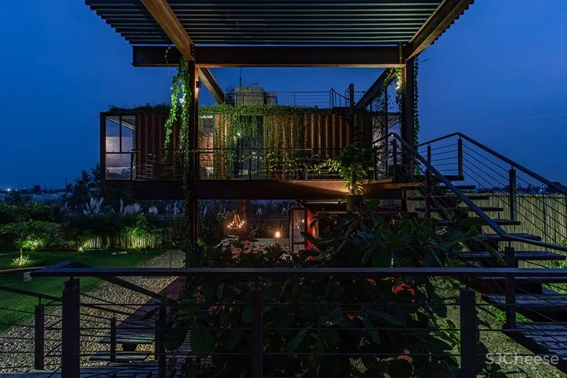 孟加拉集装箱改造escape den住宅设计