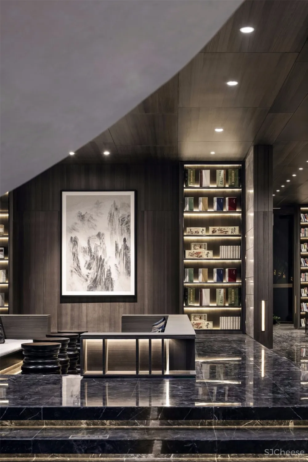 现代手法重现正统中式审美——万科翡翠书院 | 张力新作