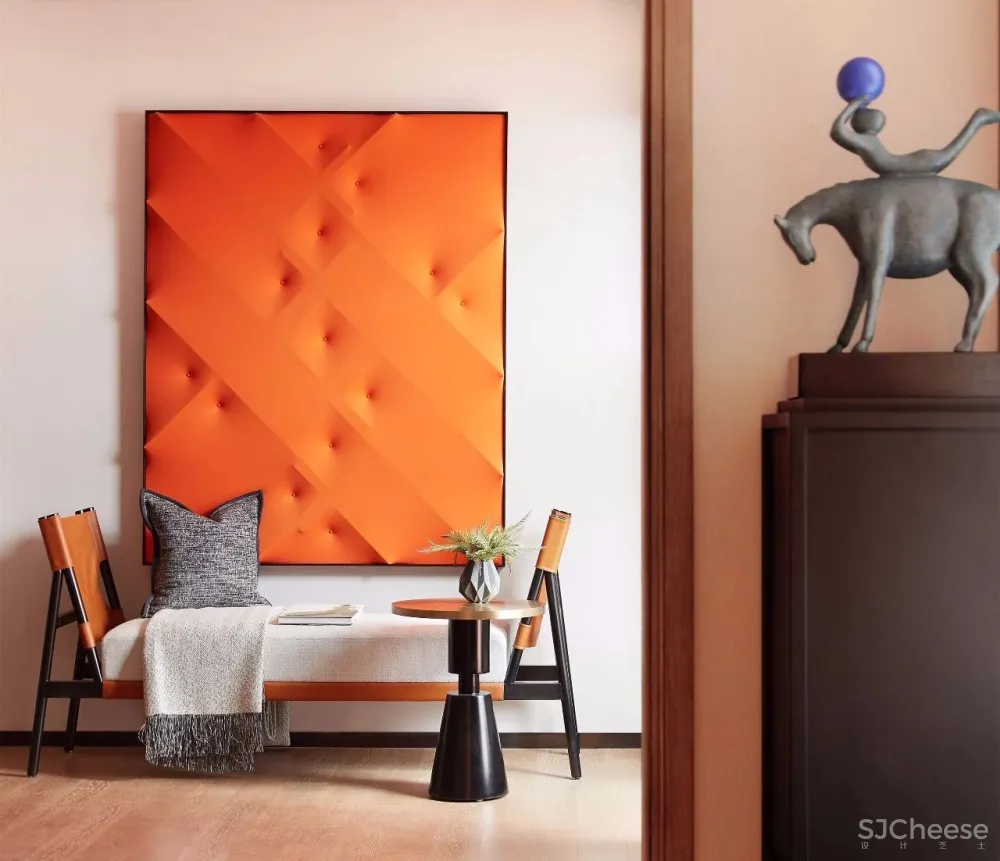 307.5㎡爱马仕橙别墅设计方案 丨优雅又不失时尚感。