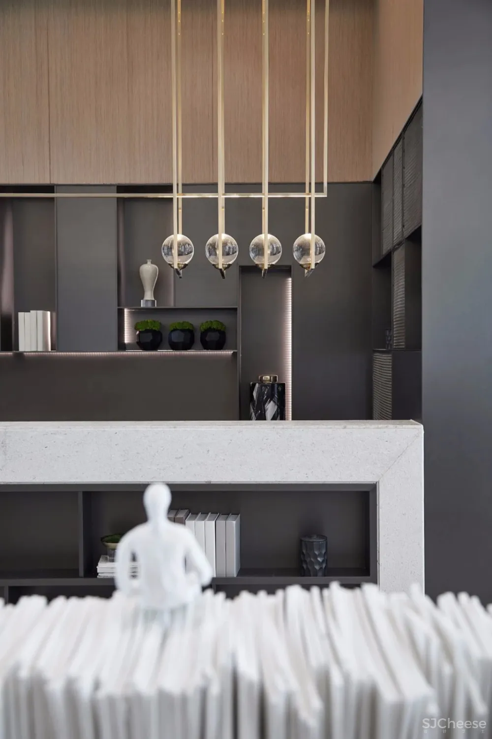 1062㎡万科最美书香气售楼中心设计丨人文与空间的完美融合