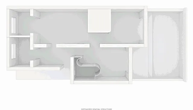 23.gif PONE ACHITECTURE:落差巨大的家——居住空间
