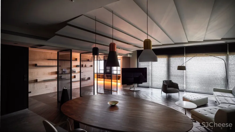 Double Core 台北193m²家庭住宅 | 创研空间