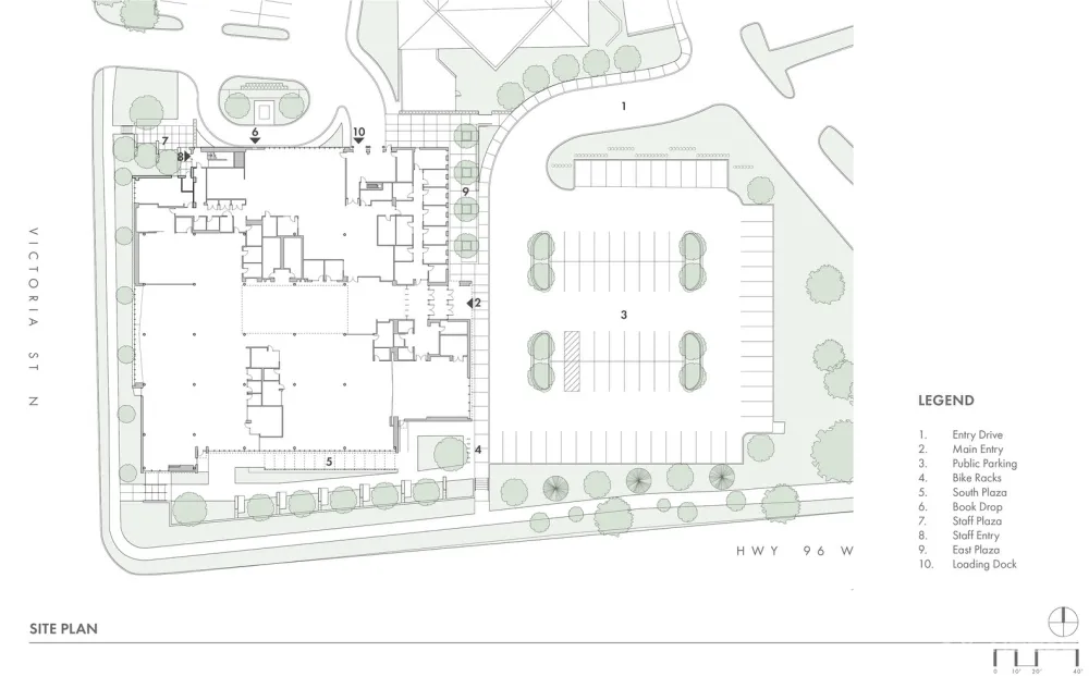 拉姆西镇公共图书馆 / HGA