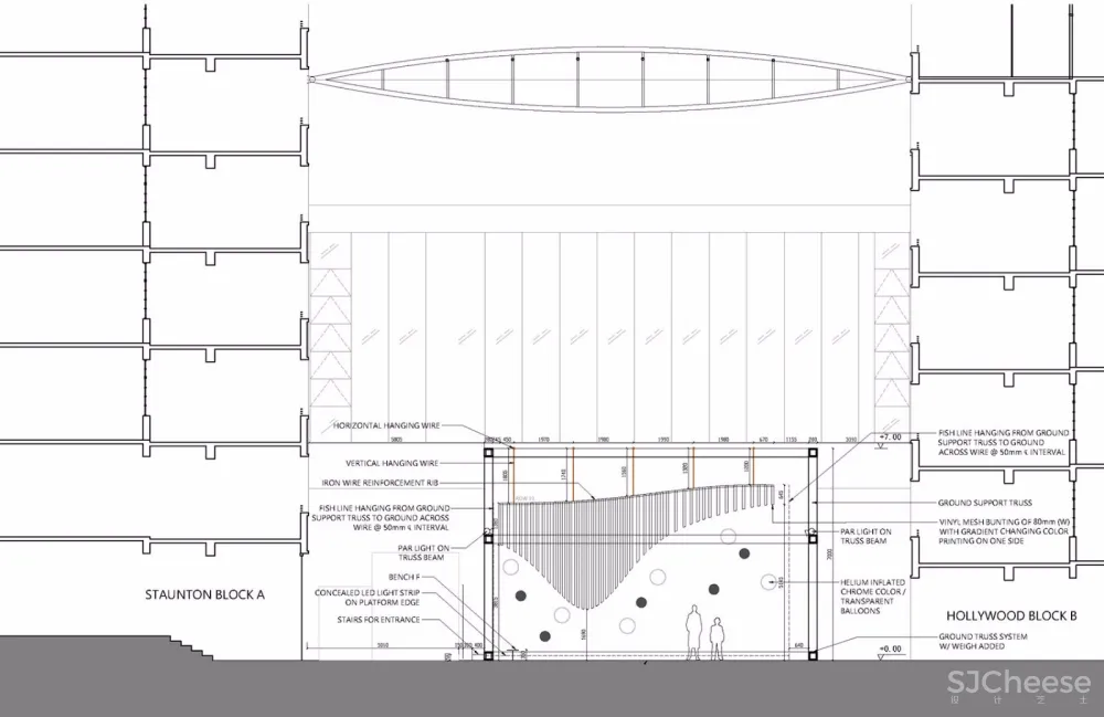 香港飘浮圣诞展亭,随风晃动的气球组成另类城市风景 | AaaM建筑设计工作室